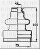 BORG & BECK BCB6156 Bellow, driveshaft